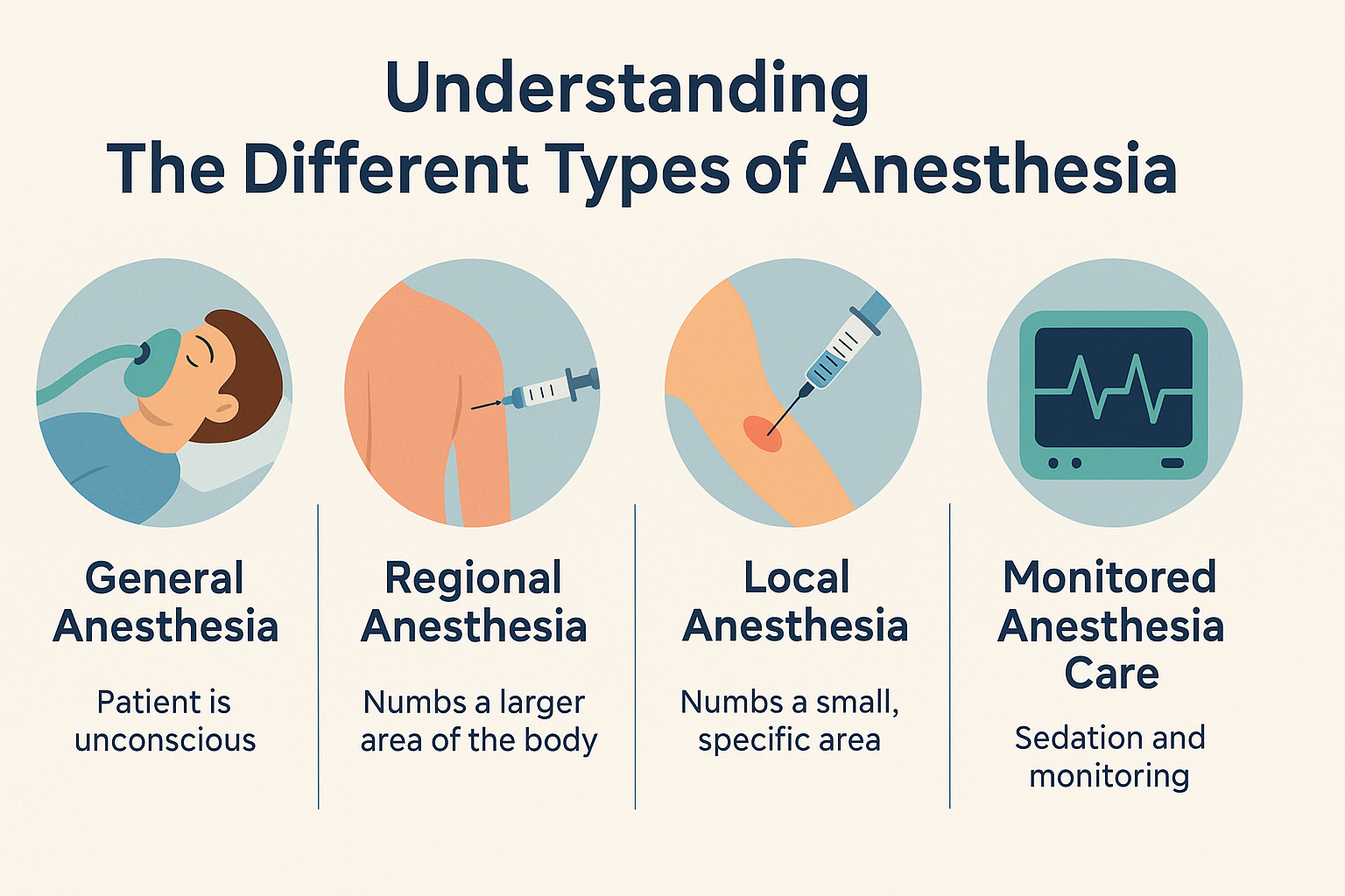 Understanding The Different Types of Anesthesia